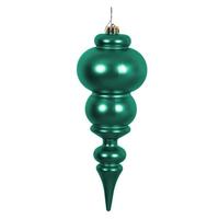 View 14" Teal Matte Finial Ornament