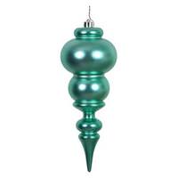 Vickerman 14" Seafoam Matte Finial Ornament