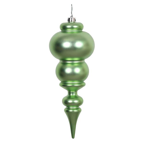 14" Celadon Matte Finial Ornament