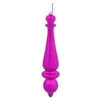 Vickerman 14" Orchid Shiny Finial Drop Ornament (2 pack)