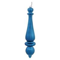 Vickerman 14" Turquoise Matte Finial Drop Ornament (2 pack)