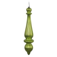 Vickerman 14" Lime Matte Finial Drop Ornament (2 pack)