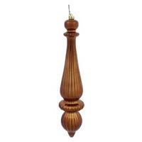 Brown Colored Christmas Tree Finial Ornaments