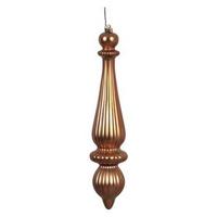 Vickerman 14" Antique Gold Matte Finial Drop Ornament (2 pack)