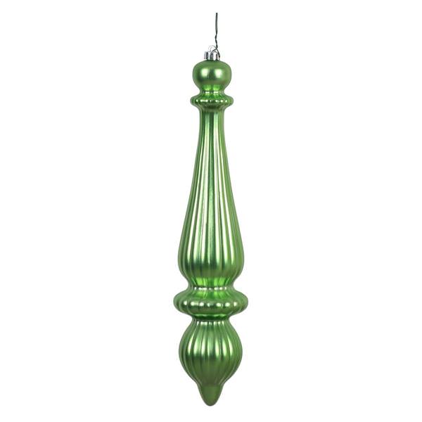 14" Celadon Matte Finial Drop Ornament (2 pack)