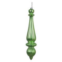 Vickerman 14" Celadon Matte Finial Drop Ornament (2 pack)