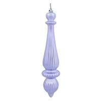 Vickerman 14" Steel Blue Shiny Finial Drop Ornament (2 pack)