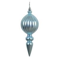 Vickerman 8" Baby Blue Matte Finial Ornament (6 pack)