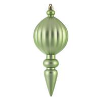 Vickerman 8" Celadon Matte Finial Ornament (6 pack)