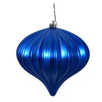 View 5.7" Blue Matte Onion Ornament (3 pack)