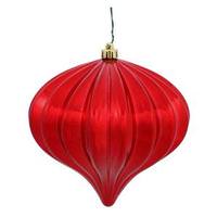 Vickerman 5.7" Red Shiny Onion Ornament (3 pack)