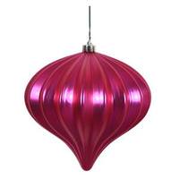 Vickerman 5.7" Magenta Matte Onion Ornament (3 pack)