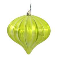 Vickerman 5.7" Lime Shiny Onion Ornament (3 pack)