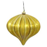 Vickerman 5.7" Olive Shiny Onion Ornament (3 pack)