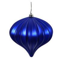 View 5.7" Cobalt Matte Onion Ornament (3 pack)