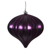 View 5.7" Plum Shiny Onion Ornament (3 pack)