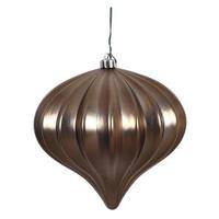 Vickerman 5.7" Pewter Matte Onion Ornament (3 pack)