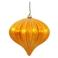 Vickerman 5.7" Antique Gold Shiny Onion Ornament (3 pack)