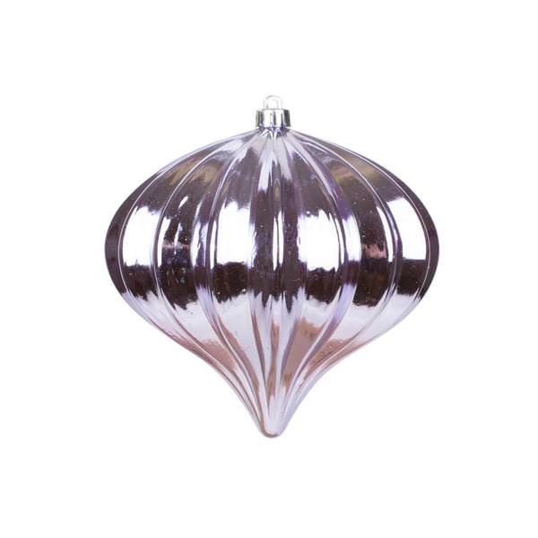 5.7'' Lavender Shiny Onion Ornament (3 pack)
