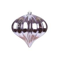 View 5.7'' Lavender Shiny Onion Ornament (3 pack)