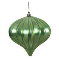 Vickerman 5.7" Celadon Matte Onion Ornament (3 pack)