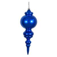 Vickerman 9.5" Blue Candy Finial Ornament (2 pack)
