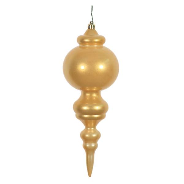 9.5" Gold Candy Finial Ornament (2 pack)