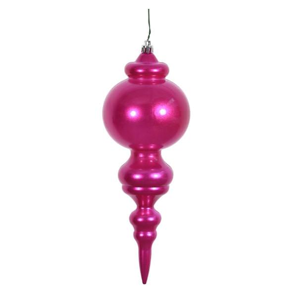 9.5" Orchid Candy Finial Ornament (2 pack)