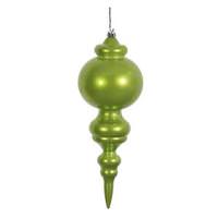 Vickerman 9.5" Lime Candy Finial Ornament (2 pack)