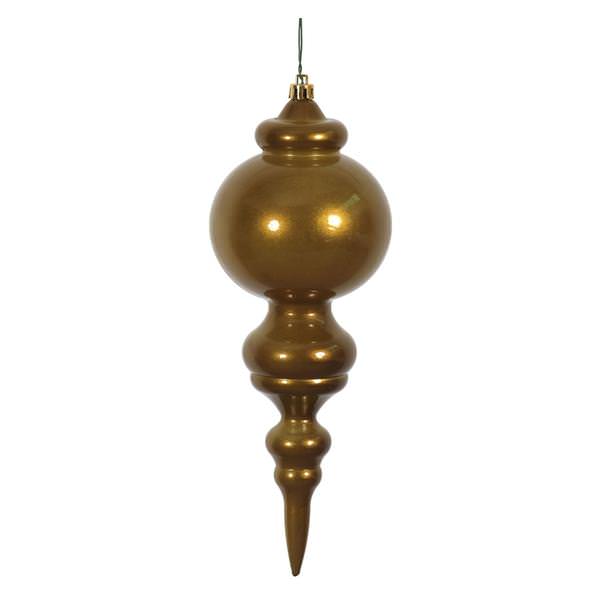 9.5" Olive Candy Finial Ornament (2 pack)