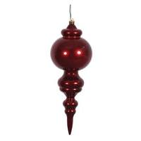 Vickerman 9.5" Wine Candy Finial Ornament (2 pack)