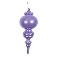 Vickerman 9.5" Lavender Candy Finial Ornament (2 pack)