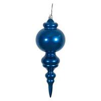 Vickerman 9.5" Sea Blue Candy Finial Ornament (2 pack)
