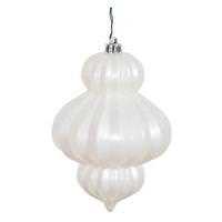Vickerman 6" White Candy Lantern Ornament (3 pack)