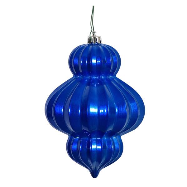 6" Blue Candy Lantern Ornament (3 pack)