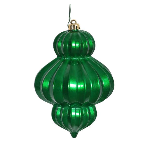 6" Green Candy Lantern Ornament (3 pack)