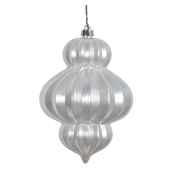 6" Silver Candy Lantern Ornament (3 pack)
