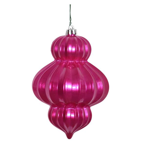 6" Orchid Candy Lantern Ornament (3 pack)