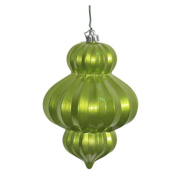 6" Lime Candy Lantern Ornament (3 pack)