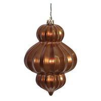 Vickerman 6" Mocha Candy Lantern Ornament (3 pack)