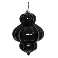 Vickerman 6" Black Candy Lantern Ornament (3 pack)