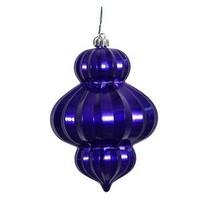 Vickerman 6" Cobalt Candy Lantern Ornament (3 pack)