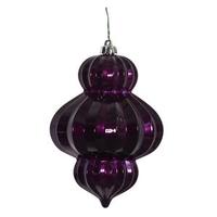 Vickerman 6" Plum Candy Lantern Ornament (3 pack)