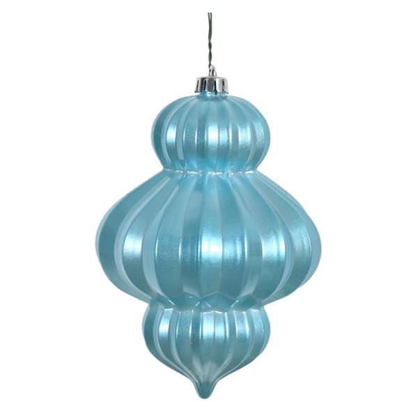 6" Baby Blue Candy Lantern Ornament (3 pack)