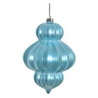 Vickerman 6" Baby Blue Candy Lantern Ornament (3 pack)