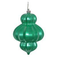 Vickerman 6" Seafoam Candy Lantern Ornament (3 pack)