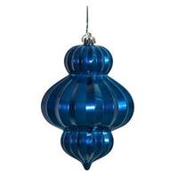 Vickerman 6" Sea Blue Candy Lantern Ornament (3 pack)