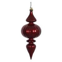 Vickerman 7" Wine Candy Finial Ornament (6 pack)