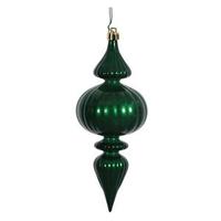 Vickerman 7" Emerald Candy Finial Ornament (6 pack)