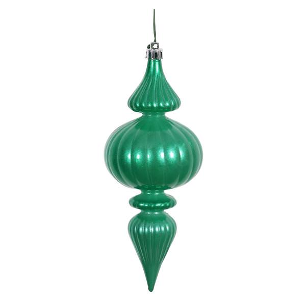 7" Seafoam Candy Finial Ornament (6 pack)